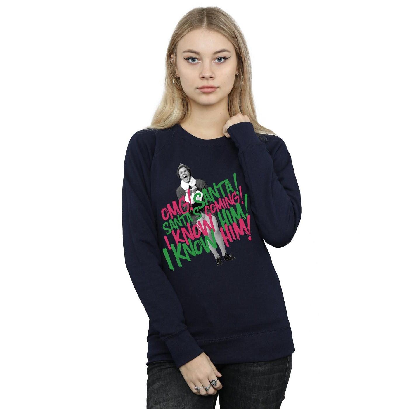 Elf Santa's Coming Sweatshirt Imprimé  