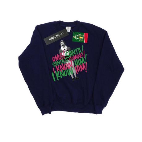 Elf Santa's Coming Sweatshirt Imprimé  