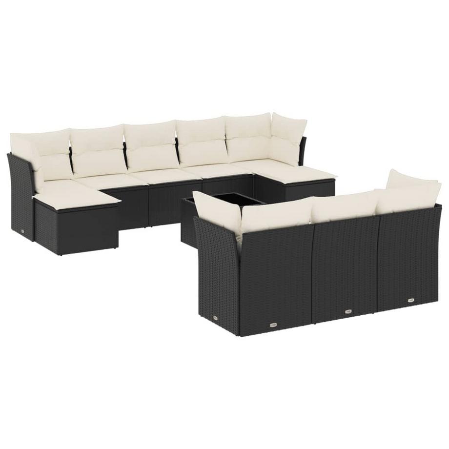 set divano da giardino Polirattan