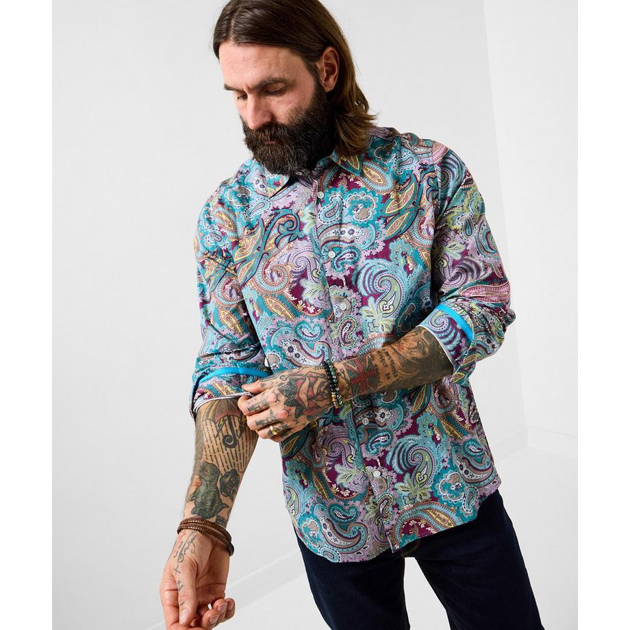 Joe Browns Camicia a maniche lunghe fantasia paisley retrò  