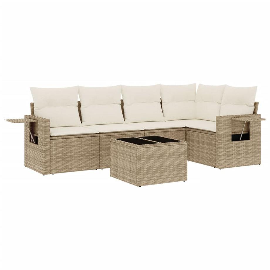 set divano da giardino Polirattan