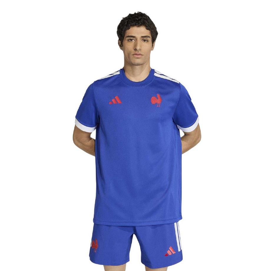 adidas  2025/2026 Francia Maniche Corte Camicia Da Rugby 