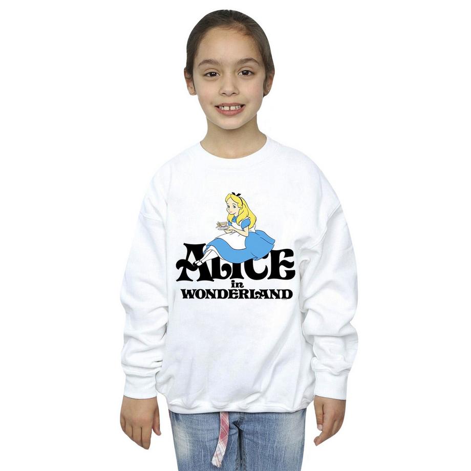 Disney  Alice In Wonderland Tea Drinker Sweatshirt 