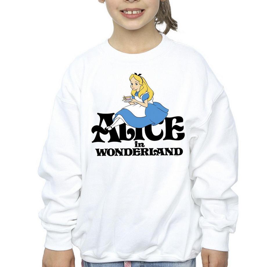 Disney  Alice In Wonderland Tea Drinker Sweatshirt 