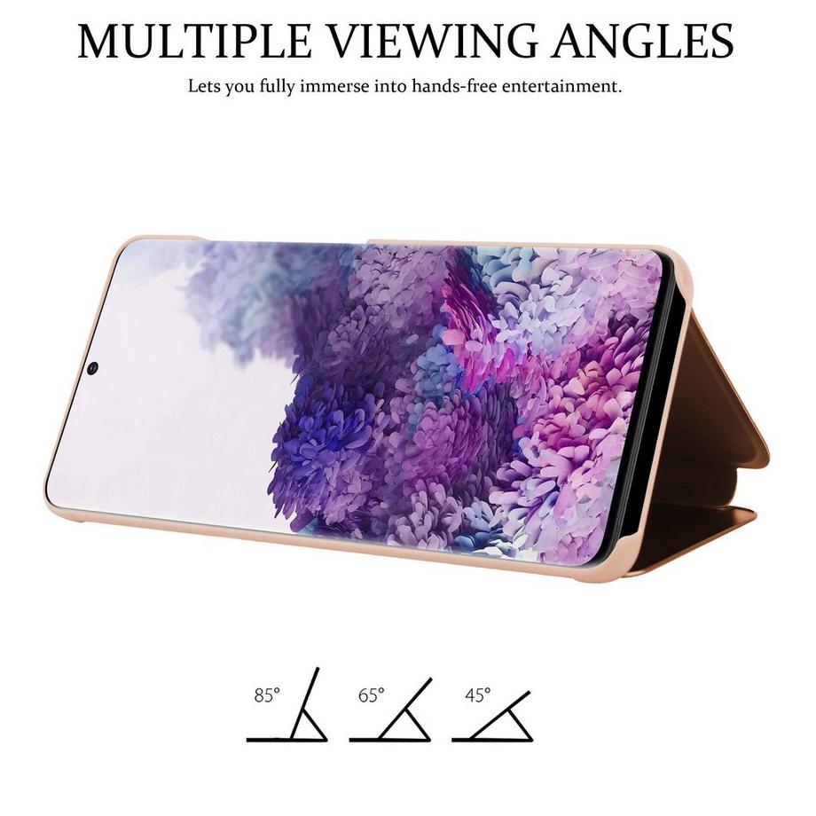 Cadorabo  Hülle für Samsung Galaxy S20 Spiegel Standfunktion 360 Grad Schutz 