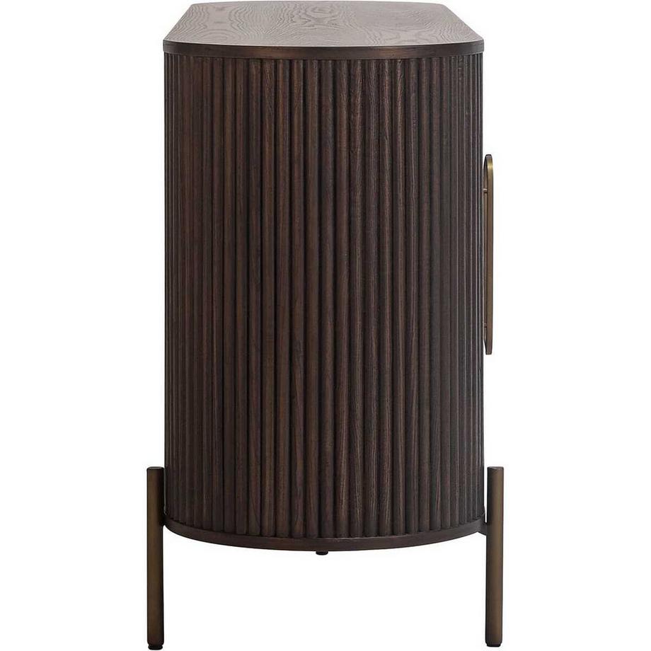 mutoni Sideboard Luxor brun brossé or 180  