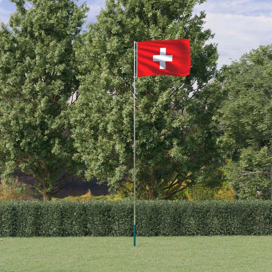 VidaXL  Drapeau suisse 