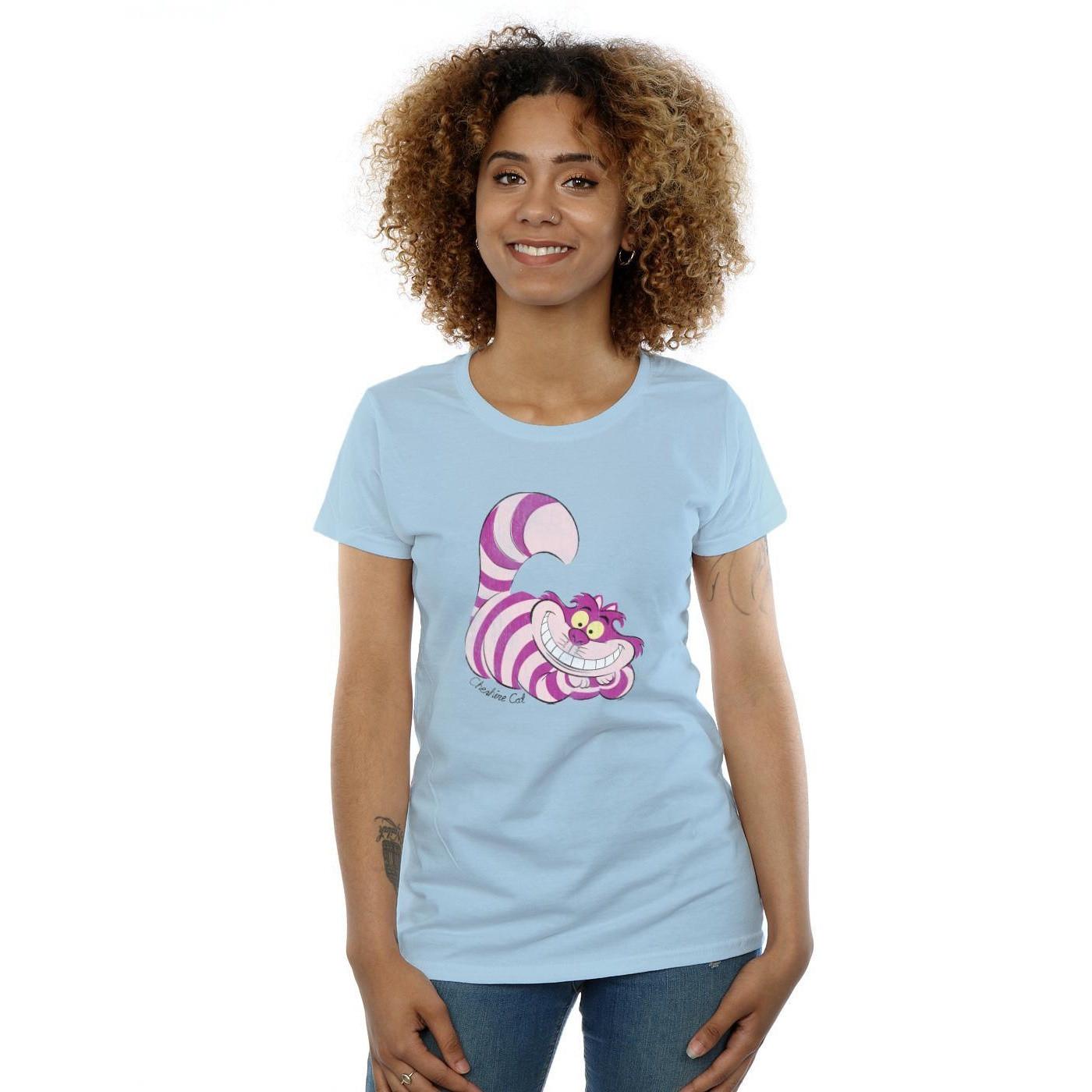 Alice in Wonderland T-Shirt Imprimé Graphique Cheshire Cat  