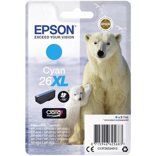 EPSON  Druckerpatrone T2632, 26XL Original Cyan 