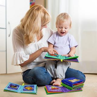 Activity-board  6-teiliges Stoffbuch für Babys, weiches Stoffbuch für Babys, Lernspielzeug für Babys, frühes Lernspielzeug 