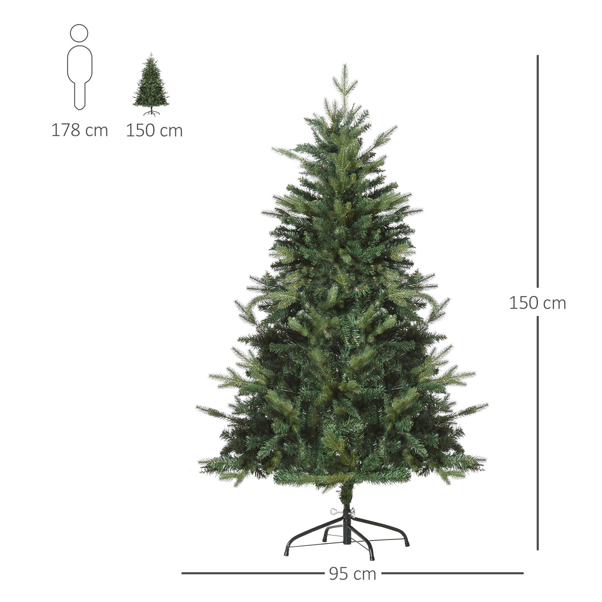 HOMCOM Weihnachtsbaum  