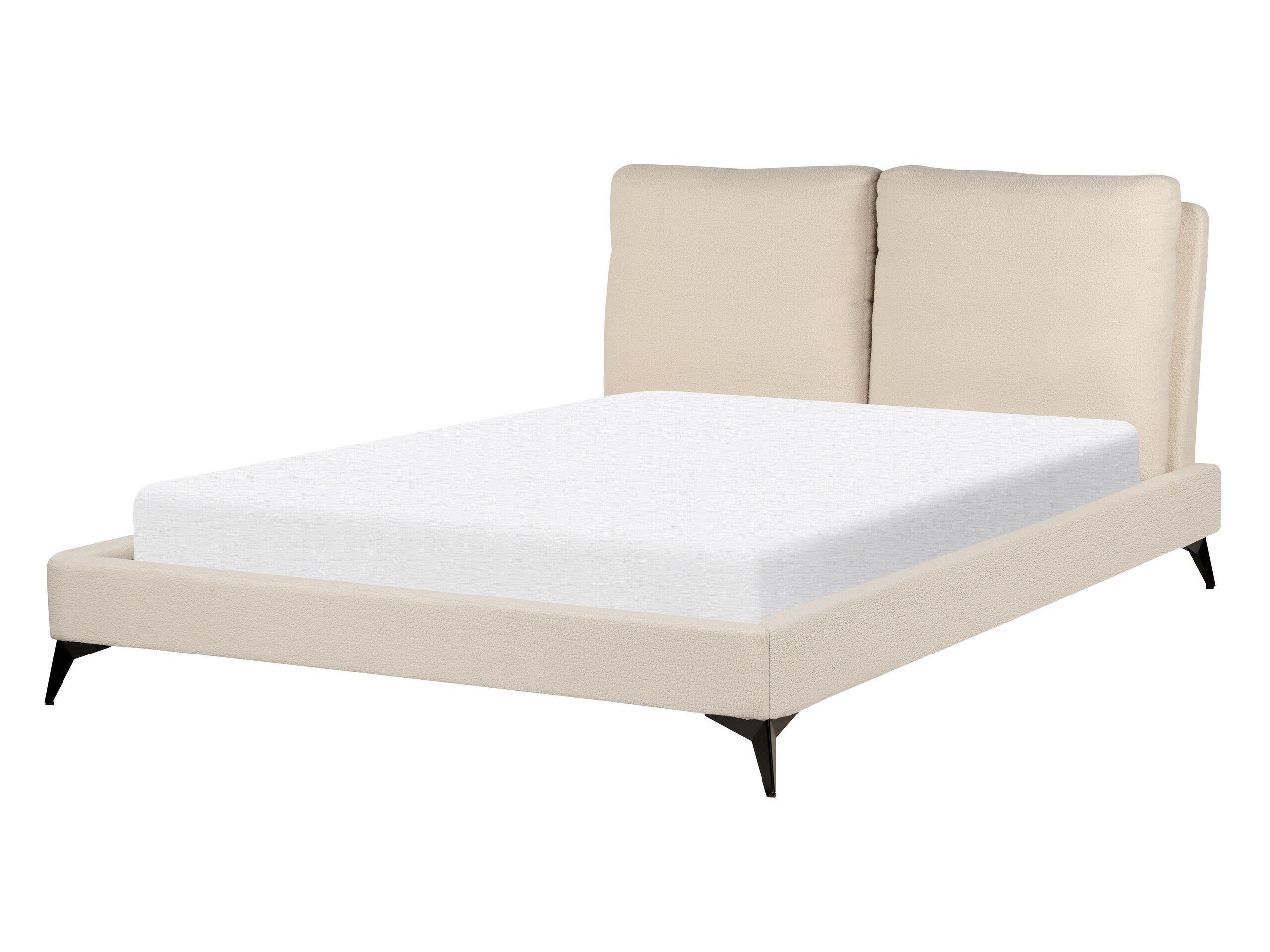 Beliani Letto en Bouclé Scandinavo MELLE  