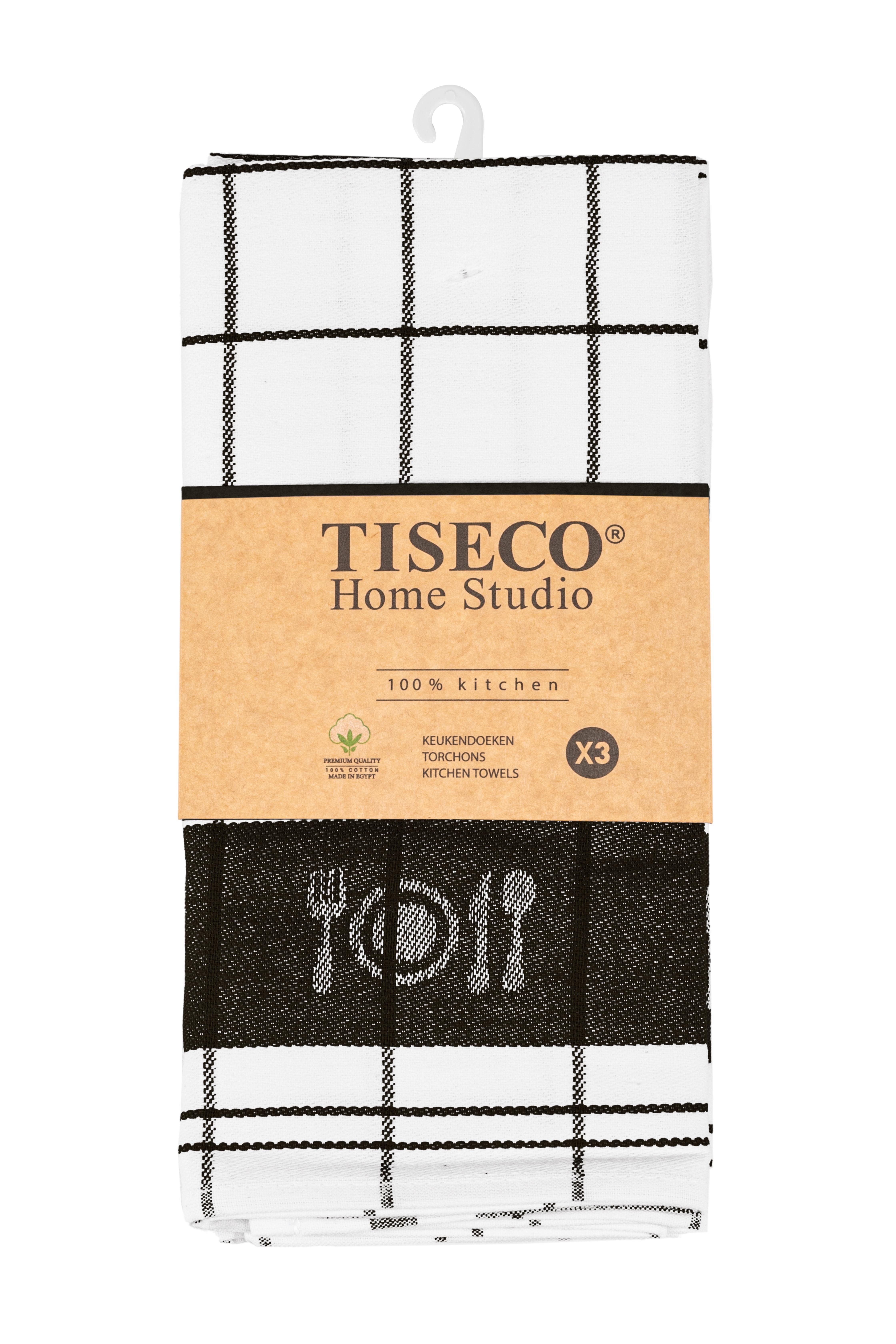 Tiseco Asciugapiatti in cotone FARAONE 3pcs  