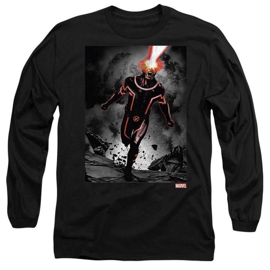 MARVEL X-Men Cyclops T-Shirt Maniche Lunghe  