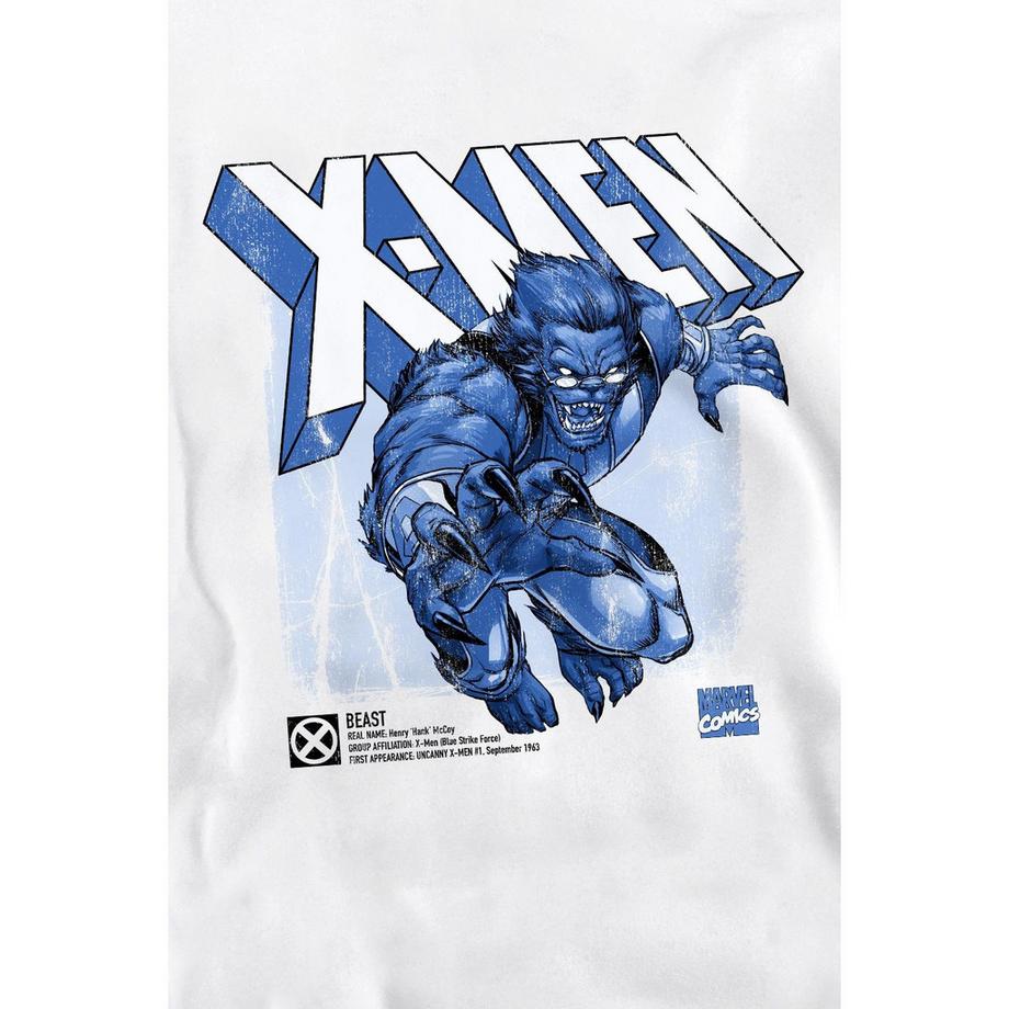 MARVEL X-Men Beast Felpa con Stampa Grafica  
