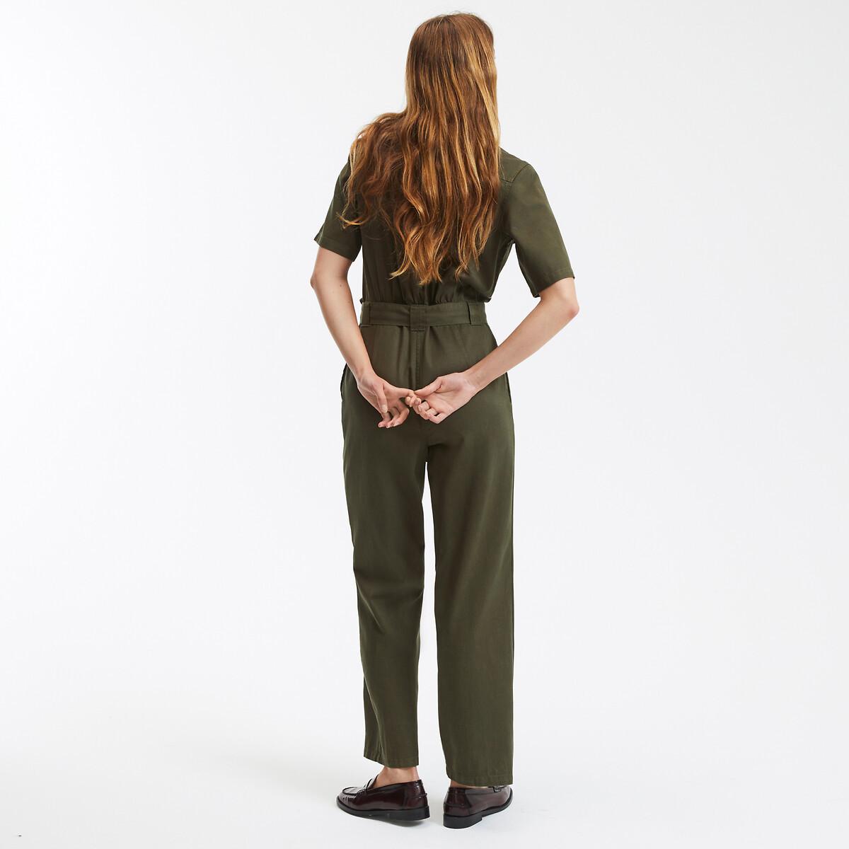 La Redoute Collections  Jumpsuit aus Lyocell & Baumwolle 