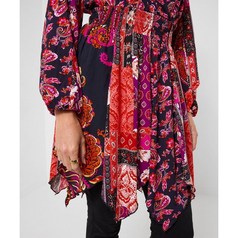 Joe Browns Asymmetrische Tunika mit Paisleymuster  