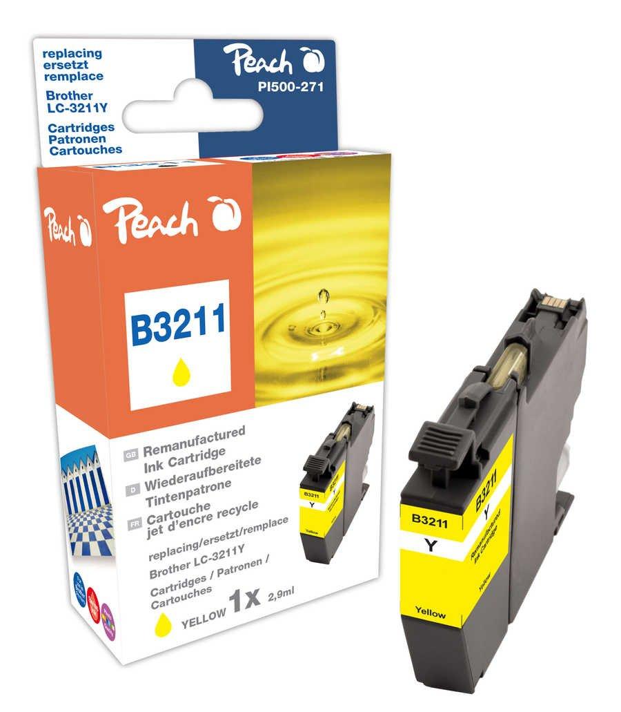 Peach  PI500-272 cartouche d'encre 1 pièce(s) Compatible Jaune 