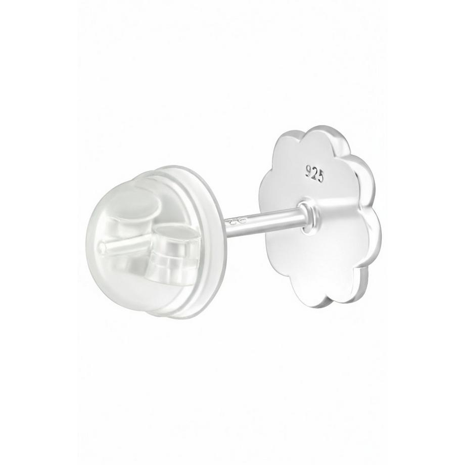 Maxte  Premium Ohrstecker Gänseblümchen mit Kristall und Epoxy 