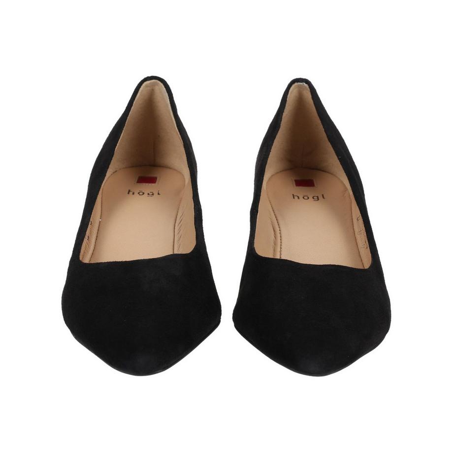 Högl Spitz zulaufende Pumps mit Blockabsatz  