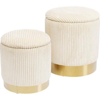KARE Design Tabouret Plush (lot de 2)  