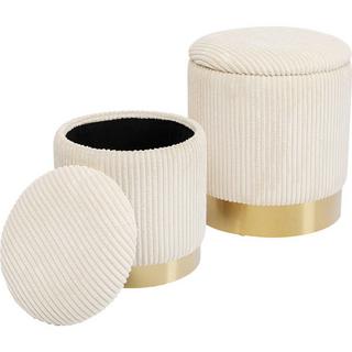 KARE Design Tabouret Plush (lot de 2)  