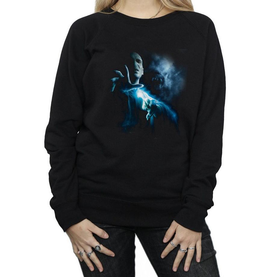 Harry Potter Voldemort Grafikdruck Sweatshirt  
