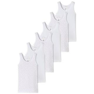 Schiesser  6er Pack Kids Girls Feinripp Organic Cotton - Unterhemd 