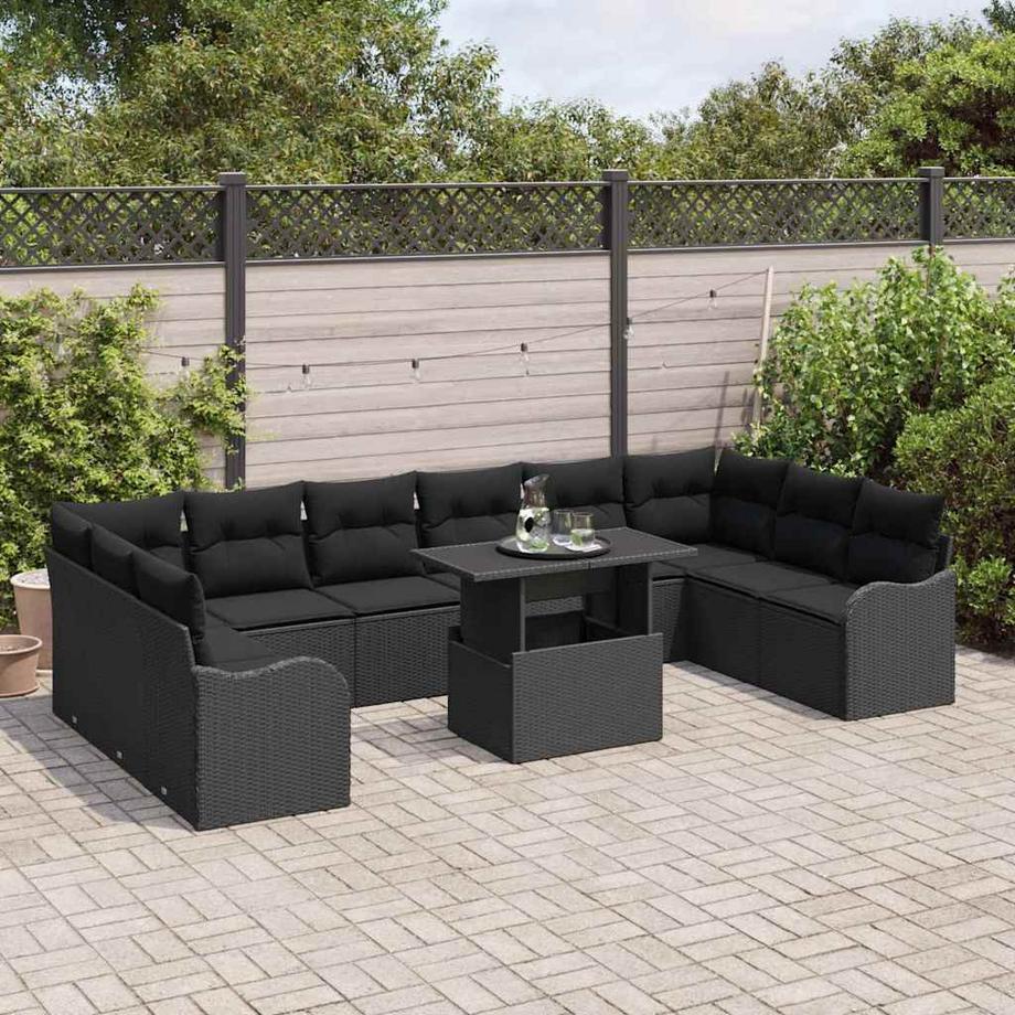 VidaXL Canapé de jardin poly rattan  