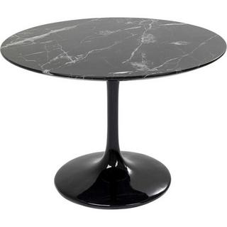 KARE Design Tavolo Solo Marble nero rotondo 110  