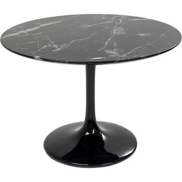 Tavolo Solo Marble nero rotondo 110