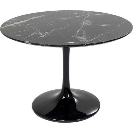 KARE Design Table Solo Marble noir rond 110  