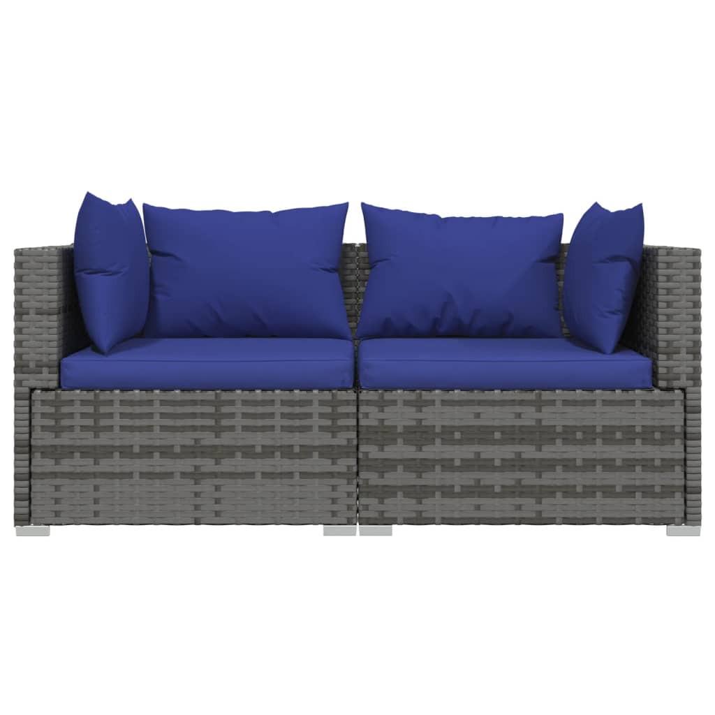 VidaXL Garten-lounge-set poly-rattan  