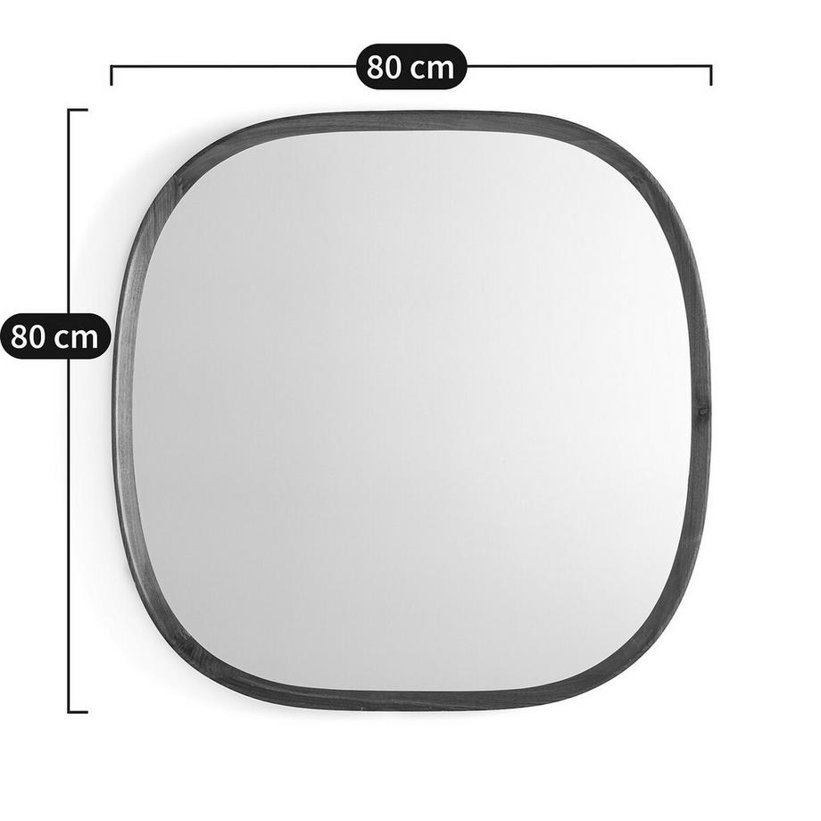 AM.PM Miroir organique noyer massif  