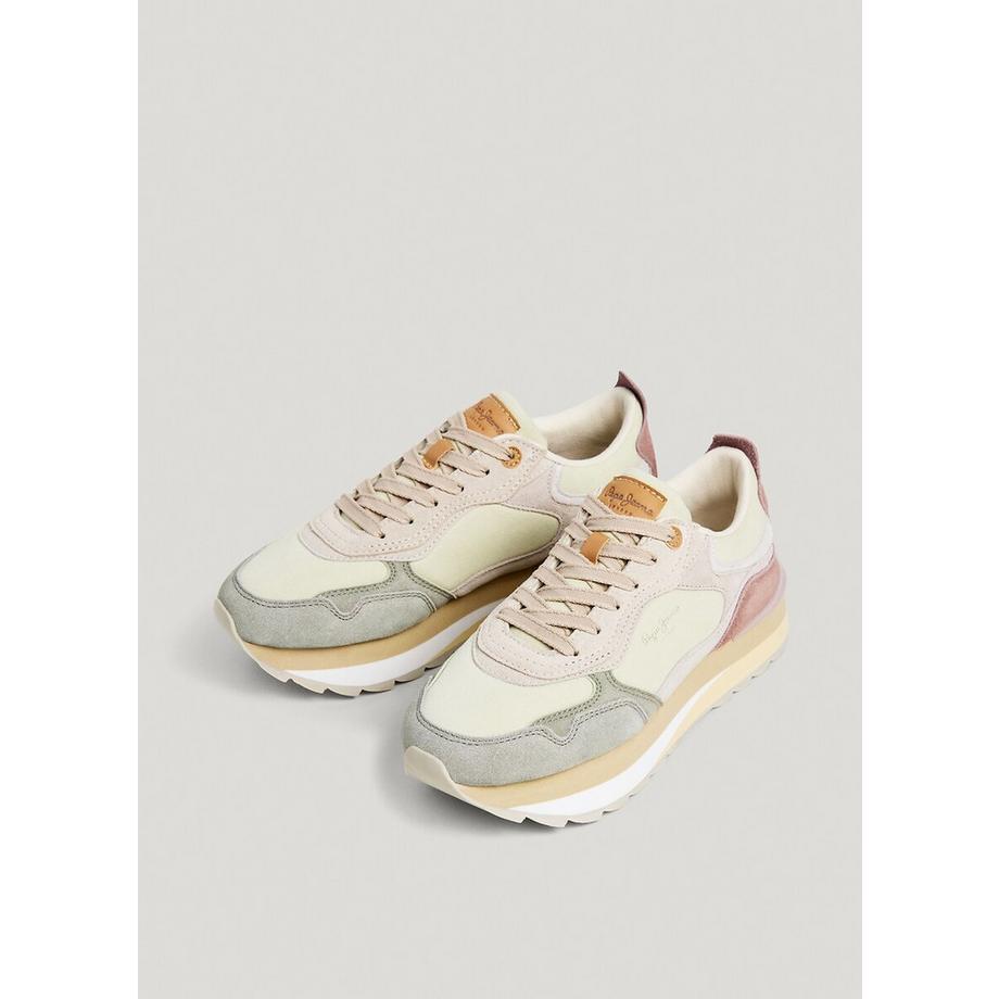 Pepe Jeans London Sneaker Freya Wave mix materiale  