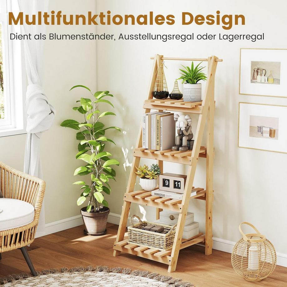 Northix Support à plantes pliable à 4 niveaux  