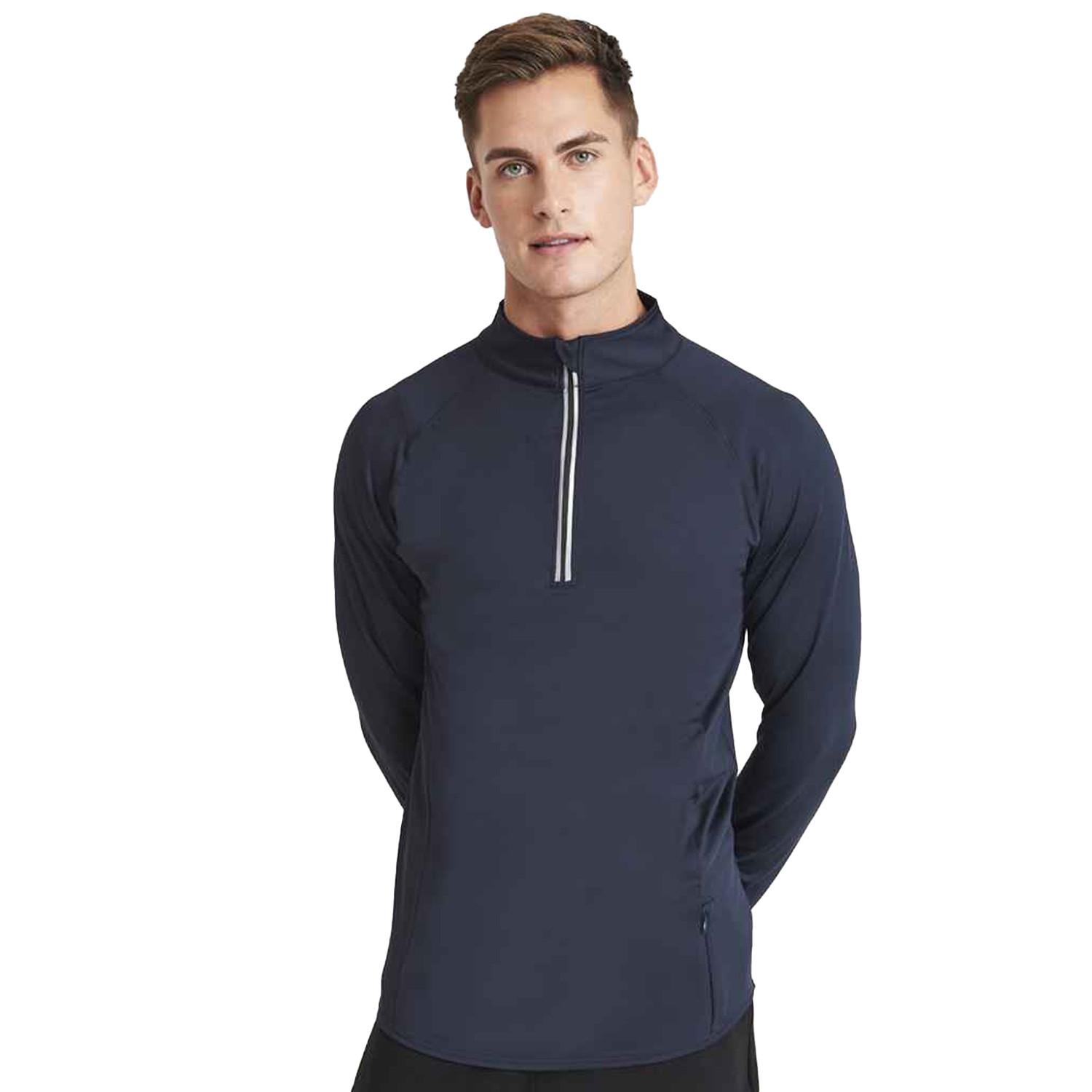 AWDis Langarm Half Zip Oberteil  