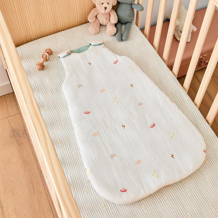 La Redoute Intérieurs Gigoteuse en gaze de coton avec motif planètes et étoiles  