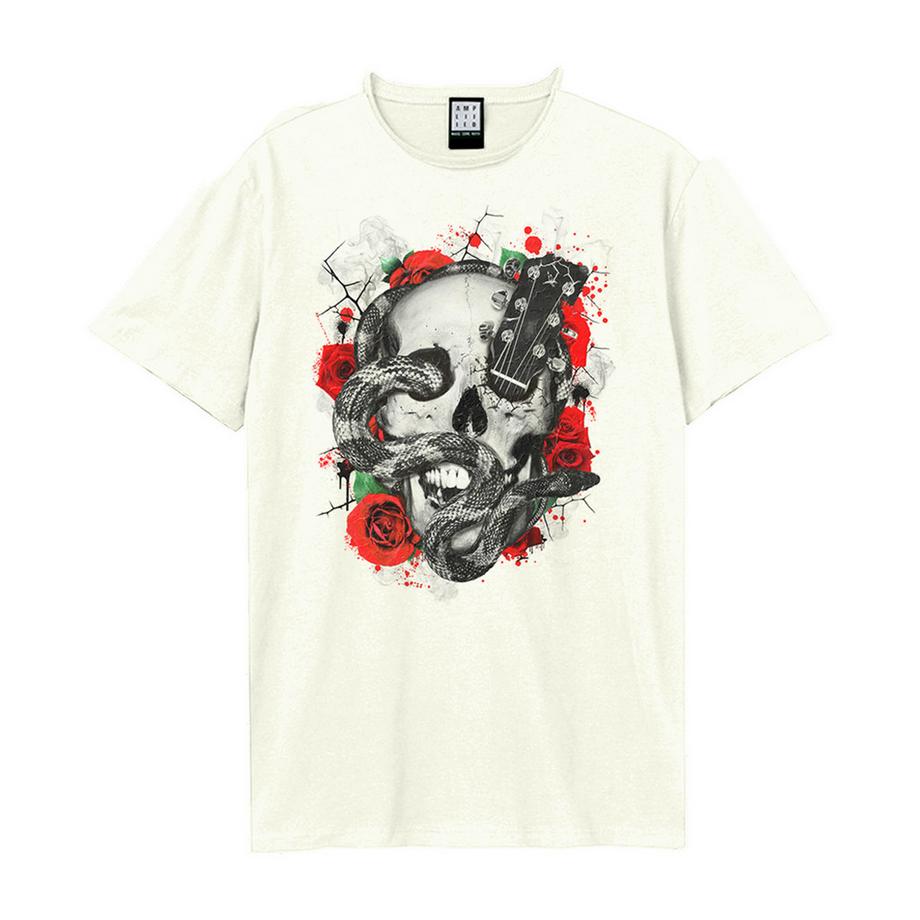 Amplified T-Shirt avec imprimé tête de mort et serpent  