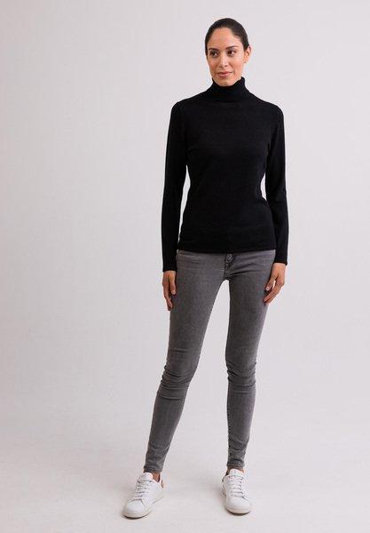 CASH-MERE.CH Pull Col Roulé Cachemire  