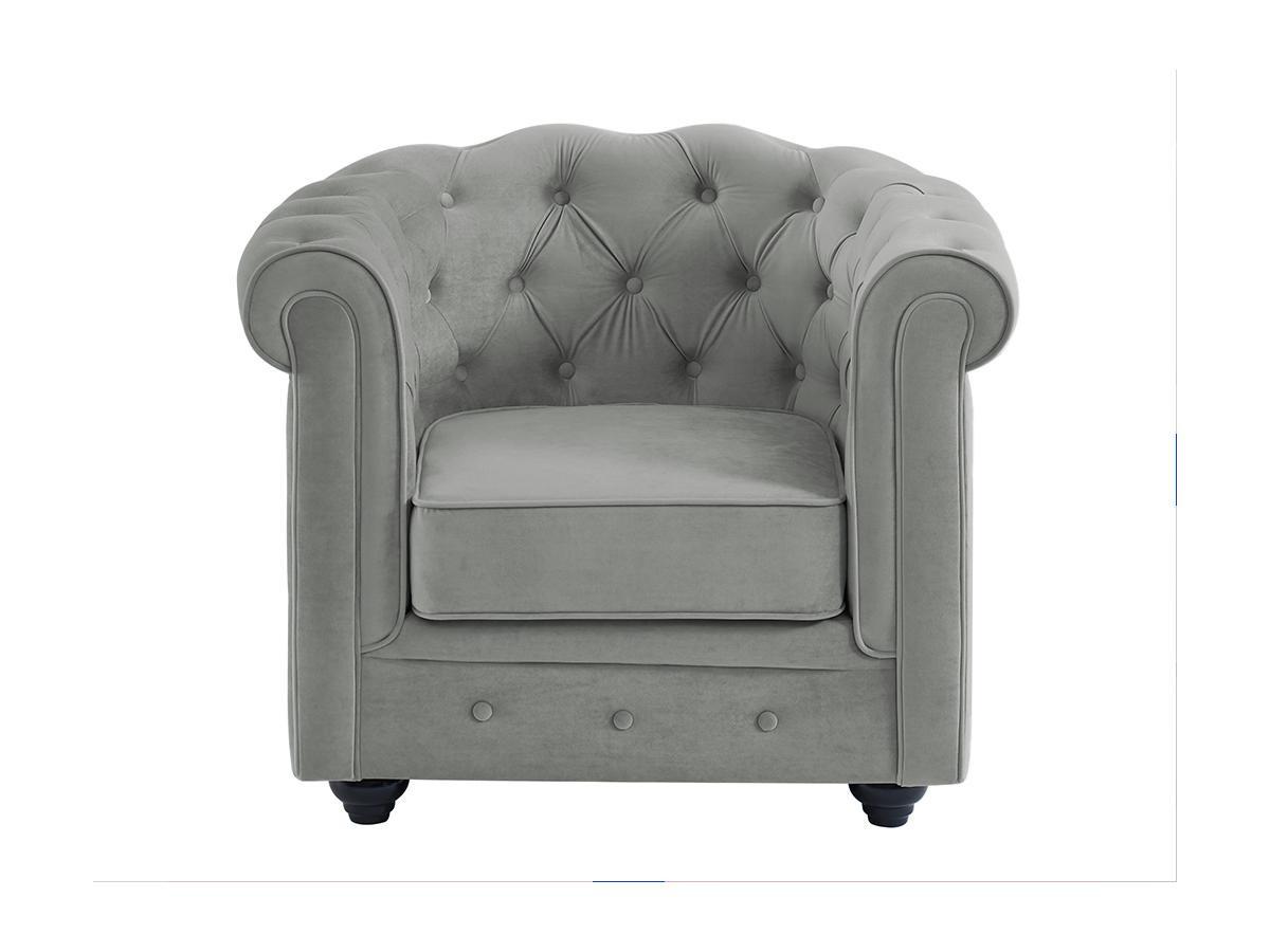 Vente-unique Couchgarnitur 3+1+1 CHESTERFIELD  