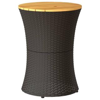 VidaXL Table d'appoint de jardin rotin synthétique  