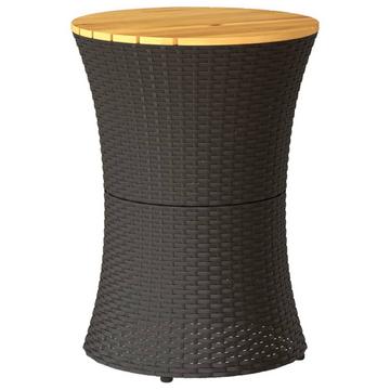 Garten beistelltisch poly-rattan