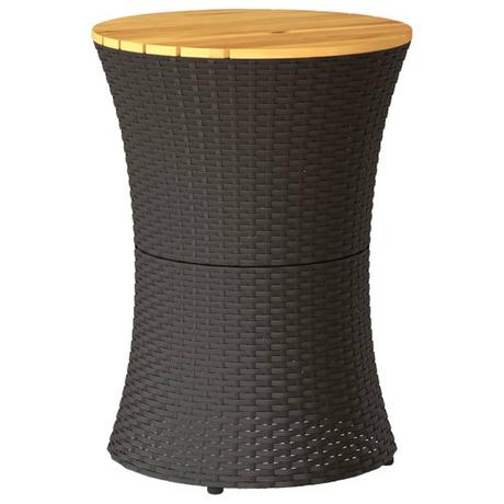 VidaXL Table d'appoint de jardin rotin synthétique  