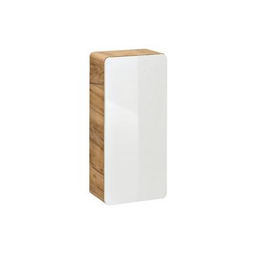 Colonna per bagno L35 x l22 x H75 cm Naturale e Bianco - ARUBA