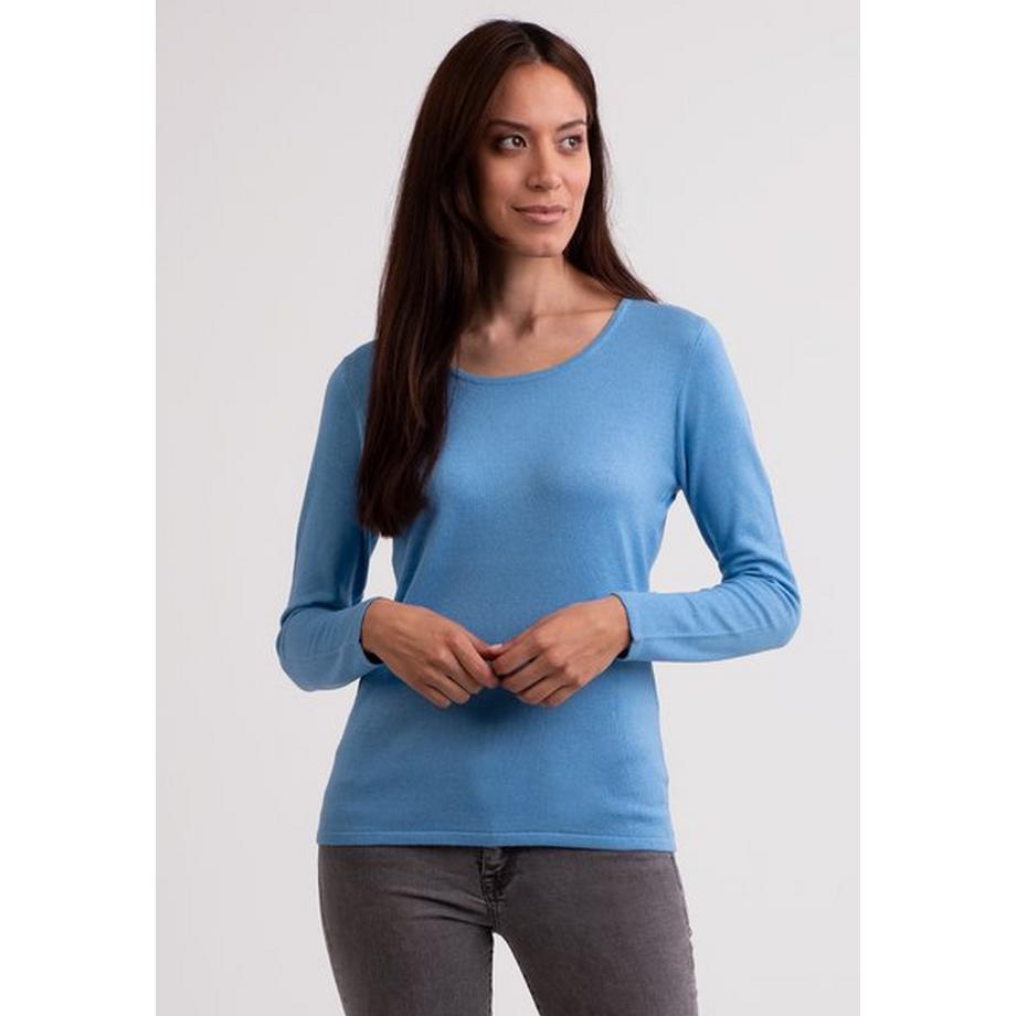 CASH-MERE.CH Pull Soie Cachemire Col Rond  