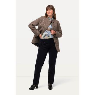 Ulla Popken Pantaloni Mony in Velluto a Coste Vita Comoda Tasche con Cerniera  