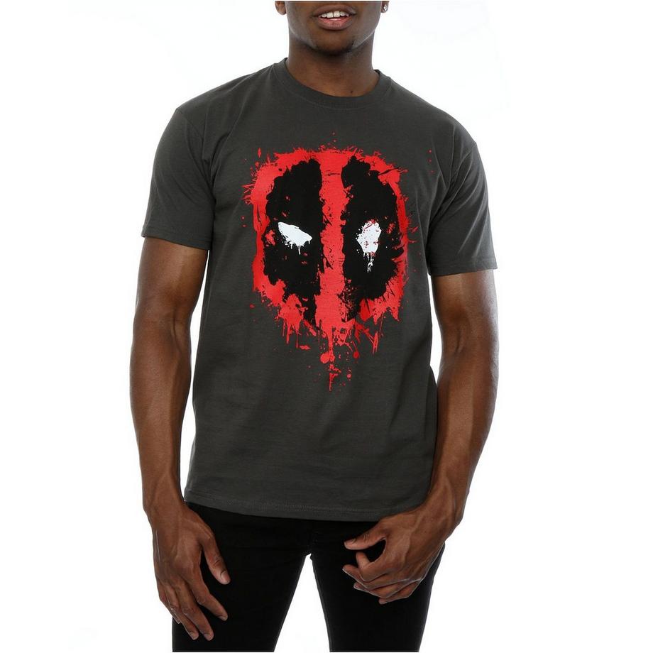 Deadpool Splatter Face T-Shirt  