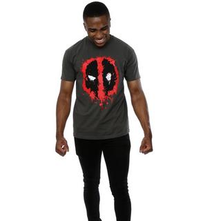 Deadpool Splatter Face T-Shirt  