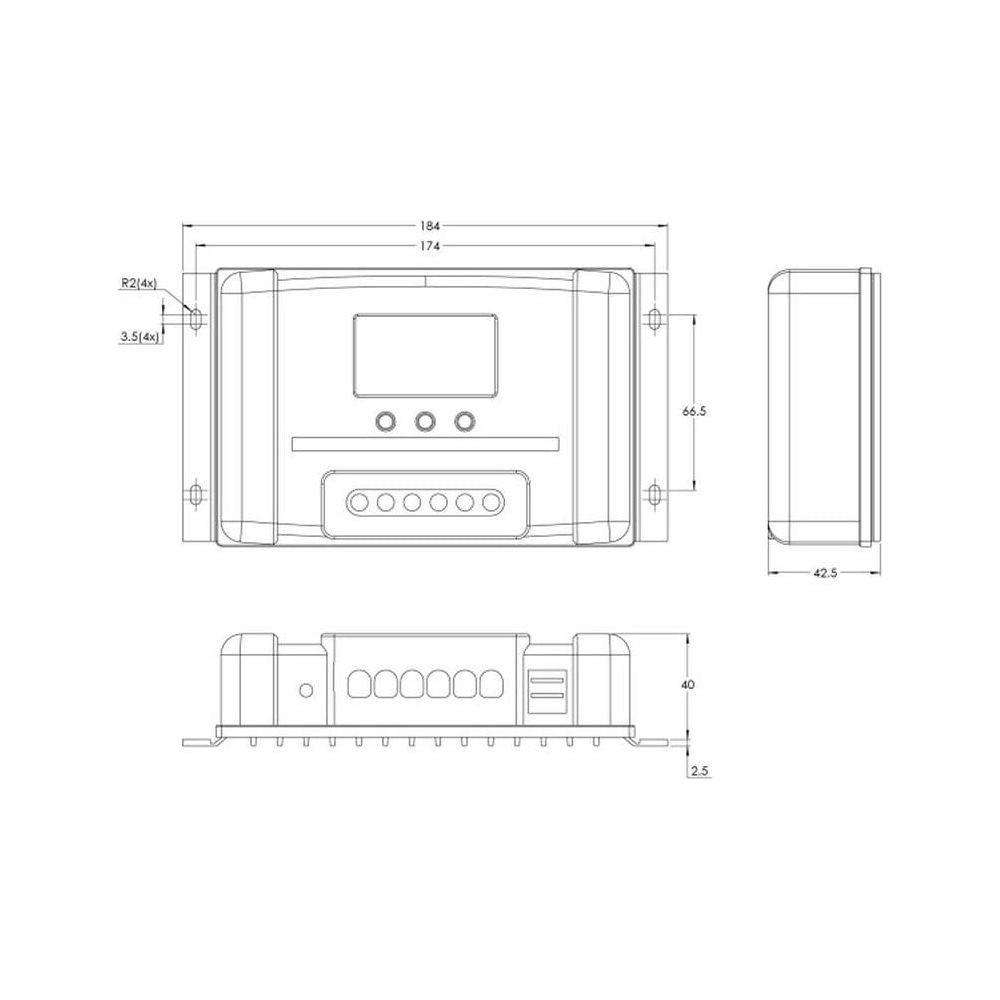 Victron Energy  BlueSolar PWM-LCD&USB 